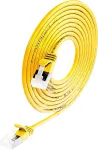 Wirewin PKW-LIGHT-STP-K6A 3.0 GE Cat 6a U/FTP plonas apvalus komutacinis kabelis, 3.0 m, geltonas, PoE