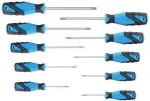 GEDORE Workshop Torx atsuktuvų rinkinys, 10 dalių, TX6-TX40, 2 komponentų rankena, DIN ISO 8764 1482335