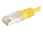 EXERTIS CONNECT Cat.6a F/UTP komutacinis kabelis, 1 m, geltonas, 10 Gbps 859563
