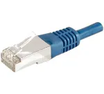EXERTIS CONNECT 859525 Cat.6a F/UTP komutacinis kabelis, 15 m, mėlynas, 10 Gbps, Slim Boot