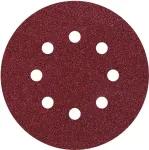 Wolfcraft 2259100 kibiosios juostos orbitalinio &scaron;lifavimo diskų rinkinys, 125 mm, grūdėtumas P80/P120/P240, 25 vnt., perforuoti