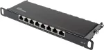 GoodConnections Alcasa GC-N0124 Cat6 ekranuotas RJ45 Keystone lizdas - be įrankių, Gigabit Ethernet, juodas