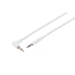 S CONN MAXIMUM CONNECTIVITY 3,5 mm TRS audio kabelis, stačiu kampu į tiesų, baltas, 0,9 m 14-07226