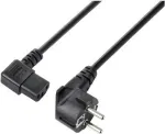 Sygonix SY-5243884 maitinimo laidas nuo Schuko iki IEC C13, 5 m, juodas