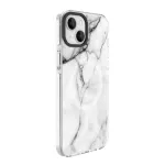 Evelatus Apple iPhone 15 Plus PC+TPU dėklas su MagSafe - Custom Marble White