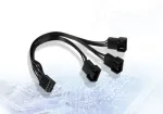Inter-Tech AC PWM-Y-3 PWM Y kabelis trims ventiliatoriams, 4-pin, 15 cm, 88885652