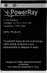 PowerRay baterija PR-BL5C, skirta Nokia E50, N70, N91, 6600, 1100 mAh, urminė (Bulk)