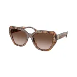 Tory Burch TY7194U197513 moteri&scaron;ki kvadratiniai acetatiniai akiniai nuo saulės, Dark Havana/Rudi gradientiniai, 55-17-140 mm