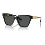 Versace moteri&scaron;ki akiniai nuo saulės VE4471BGB187 juodi/pilki 56 mm