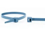 WKK 150226671 Metalo detektuojama ri&scaron;amoji juosta 370 x 4,8 mm mėlyna (100 vnt.)