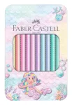 Faber-Castell Sparkle Jumbo trikampiai spalvoti pie&scaron;tukai, 10 vienetų rinkinys, įvairios spalvos, 3,8 mm &scaron;erdis, mink&scaron;to sukibimo zona, atsparūs lūžimui, FSC sertifikuota mediena 210910