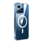 Apsauginis magnetinis dėklas Torras GUARDIAN iPhone 15 Pro skaidrus Diamond apdaila