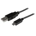 StarTech.com Micro-USB laidas - M/M - 1 m, USB A, Micro-USB B, USB 2.0, 0.48 Gbit/s, juodas