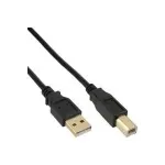 Microconnect USBAB3G USB kabelis USB 2.0 3 m USB A USB B Juoda