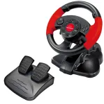Vairas ESPERANZA EG103 žaidimų valdiklis &ndash; PC/PS2/PS3, 13 mygtukų, vibracija, akselerometras, juodas/raudonas