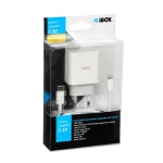 Vidinis USB-C greitasis įkroviklis IBOX C-37, 20 W, USB-C PD 3.0, 3 A i&scaron;ėjimas, baltas