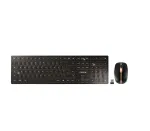 CHERRY DW 9100 SLIM klaviatūra su pele, belaidė RF + Bluetooth, QWERTY UK, juoda