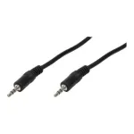 LogiLink CA1048 Jack garso jungiamasis laidas 0,20 m juodas (matinis)