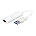 j5create JUA254 USB 3.0 HDMI kelių monitorių adapteris, 3.2 Gen 1 (3.1 Gen 1), USB Type-A, HDMI i&scaron;vestis, 2048 x 1152 pikseliai