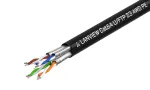 Lanview LVN122445 Cat6a U-FTP tinklo kabelis 4x2xAWG23, 500 m, juodas