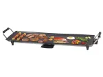 Beper 90.386 teppanyaki grilis, 70,5 x 23,5 cm nepridegančios dangos plok&scaron;tė, 1800 W, juodas