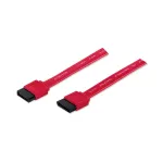 Manhattan 340700 SATA duomenų kabelis, 50 cm, apvalus, lizdas&ndash;lizdas