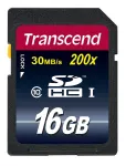 Flash atminties kortelė Transcend 16GB SDHC Class 10 TS16GSDHC10