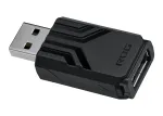 ASUS ROG AC09 90MP03T0-BRUA00 juodas adapteris pelei ir klaviatūrai (Polling Rate Booster), iki 8000 Hz