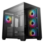 DeepCool CG530 4F Mid Tower korpusas, juodas, grūdintas stiklas