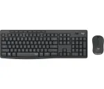 Belaidis klaviatūros ir pelės rinkinys LOGITECH MK295 Silent Graphite Čeki&scaron;kas QWERTZ