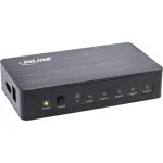 InLine HDMI jungiklis 5 prievadų 4K2K@60Hz HDCP 2.2 juodas