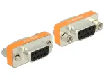 DeLOCK 65570 D-Sub 9 kontaktų (DB-9) lizdas&ndash;lizdas null modem jungčių keitiklis, paauksuoti kontaktai