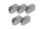 RJ45 modulinis jungtuvas Digitus DN-93901-5 5 vnt. auksuoti kontaktai sidabrinis