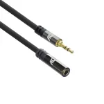 ACT 5 metrų auk&scaron;tos kokybės garso ilginamasis kabelis 3,5 mm stereo lizdas vyri&scaron;kas - moteri&scaron;kas
