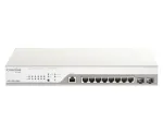 D-Link DBS-2000-10MP/E tinklo jungiklis valdomas L2 Gigabit Ethernet (10/100/1000) Power over Ethernet (PoE) pilkas