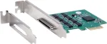 PCIe serijinė plok&scaron;tė Exsys EX-46028 &ndash; 8 prievadų RS-232 su a&scaron;tuonkojiniu kabeliu