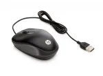 HP USB Travel Mouse, ambidekstrinė, optinė, USB Type-A, 1000 DPI, juoda