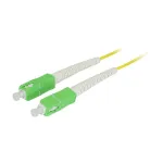 Synergy 21 LWL-1-Faser-Patchk. 2mtr.SC(APC)-SC(APC) - 9/125u - OS2 - G657A2 - AD=2mm - flexible Knickschutzt&uuml;lle (S215713)