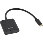 InLine USB vaizdo keitiklis, USB-C (vyri&scaron;kas) į Mini DisplayPort, 4K/60Hz, juodas