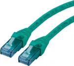 ROLINE - Pataisos laidas - RJ-45 (ki&scaron;tukas) į RJ-45 (ki&scaron;tukas) - 2 m - UTP - CAT 6a - Be halogenų, liejinis, vytas - Žalia (21.15.2732)