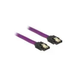 SATA kabelis DeLOCK 83690 0.3 m violetinis