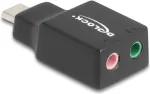 DeLOCK i&scaron;orinė USB garso kortelė Type-C ki&scaron;tukas į 2 &times; 3,5 mm stereo