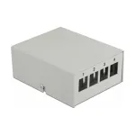 Keystone skydelis DeLOCK 43407 4 prievadai pilkas