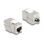 DeLOCK Keystone modulis RJ45 ki&scaron;tukas į LSA Cat.6A plonas beįrankis