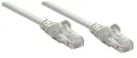 Intellinet Cat6 tinklo laidas, 10 m, pilkas, CCA, U/UTP, PVC, RJ45, auksuoti kontaktai, be užkabinimo, su apsauginiu gaubtu, viso gyvenimo garantija