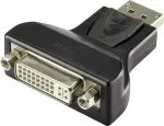 Renkforce 1404079 adapteris i&scaron; DisplayPort į DVI, DisplayPort ki&scaron;tukas &ndash; DVI 24+5 kontaktų lizdas, juodas