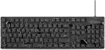 Renkforce RF-3561816 klaviatūra USB + PS/2 QWERTZ voki&scaron;ka juoda (RF-3561816)
