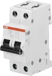 ABB STOTZ-KONTAKT S202-B6 Automatinis jungiklis B charakteristika 2 poliai 2 moduliai (2CDS252001R0065)