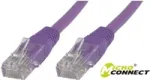 Microconnect UTP Cat6, 7,5 m tinklo kabelis violetinis U/UTP