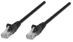 Intellinet 345040 tinklo jungiamasis kabelis, Cat5e, U/UTP, RJ45, be užkabų, su apsauga nuo lenkimo, 20 m, juodas